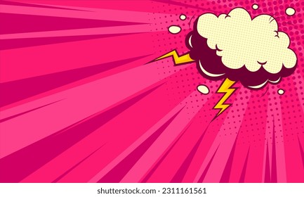 Blank comic cartoon cloud cartoon background