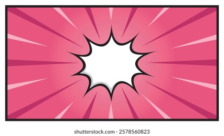 Blank comic cartoon versus background. empty dialog background. Comic background cartoon style