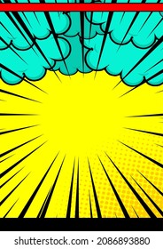 blank comic cover magazine template 