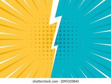 blank comic versus fight background template