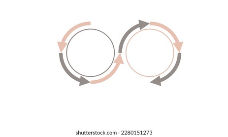 Blank company process chart infographic template vector can be used for workflow layout, diagram, annual report, web design. Business concept with options, steps or processes