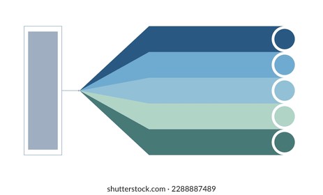 
Blank company process chart infographic template vector in blue and green color can be used for workflow layout, diagram, annual report, web design. Business concept with options, steps or processes.