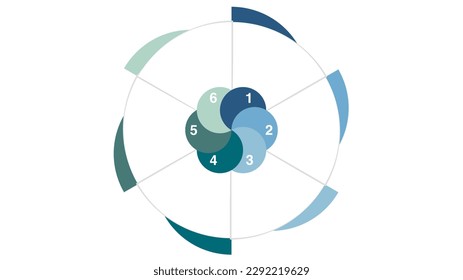 El vector de plantilla de gráfico de procesos de empresa en blanco se puede utilizar para diseño de flujo de trabajo, diagrama, informe anual, diseño web. Concepto de negocio con opciones, pasos o procesos.