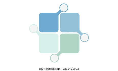 Blank company process chart infographic template vector can be used for workflow layout, diagram, annual report, web design. Business concept with options, steps or processes.