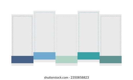 Blank company process chart infographic template as vector with 4 options can be used for progress, diagram, annual report, web design. Business concept.