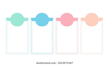 Blank company process chart infographic template as vector with 4 options can be used for progress, diagram, annual report, web design. Business concept.