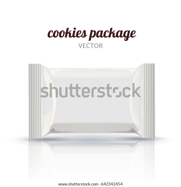 Download Blank Cookie Packaging Elements Mockup 3d Stock Vector Royalty Free 642342454