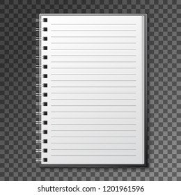 Blank copybook template