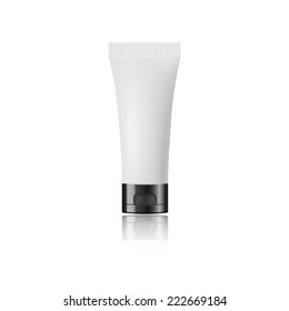 blank cosmetic bottle.vector