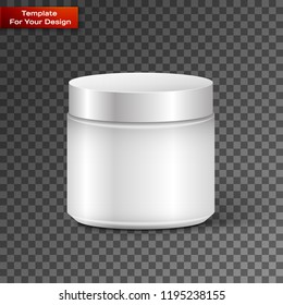 Blank Cosmetic Container for Cream, Powder or Gel