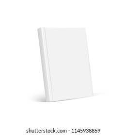 Blank Cover Of Magazine, Book, Booklet, Brochure. Blank book cover template. isolated on white background. Vector illustration. Eps 10.