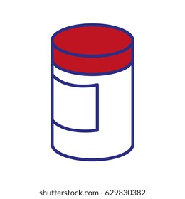 Blank cream bottle