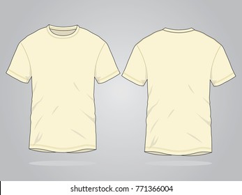 cream tshirt blank