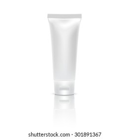 Blank cream tube,Vector illustration,Eps 10