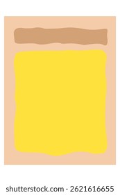 Blank Cute colorful Journal, Notepad, Planner Label, Paper Sheet, Sticky Note Vector Illustration