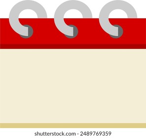 Blank date or calendar template vector image or clipart for project work or business