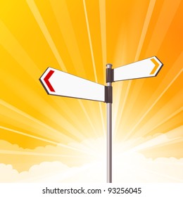 Blank Destination Signs