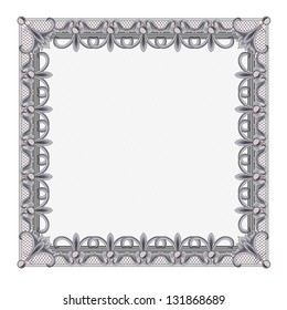 Blank Diploma Frame Template 4