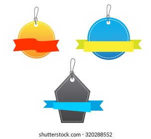 Blank Discount shopping tags