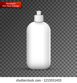 Blank dish washing liquid package