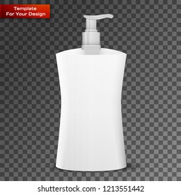 Blank dish washing liquid package