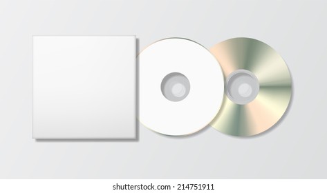 Blank disk and case template