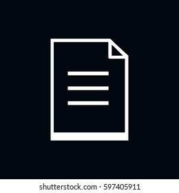 blank document icon vector illustration