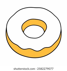 Blank Donut with for Sweet Treat Designs – Perfect for custom bakery branding, menus, and dessert-themed visuals.
