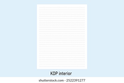 Blank Dot Line book Kdp Interior Template