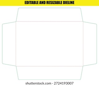 Plantilla de línea de cilindros en blanco editable para embalaje