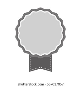 blank emblem icon image vector illustration design 