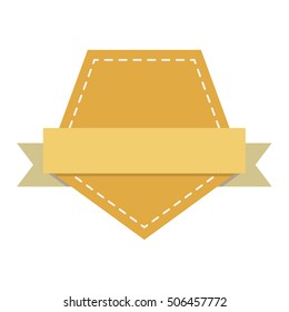 blank emblem label