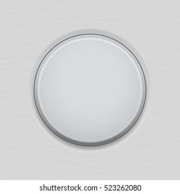 Blank empty button. User interface round icon. Vector illustration