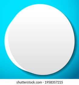 Blank, empty circle, orb and sphere button, badge, and pin shape design element