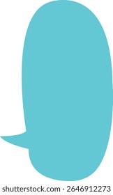 Blank empty speech bubble chat icon. Retro colorful special offer design elements, chat emblem, black callout sign Isolated on transparent background. Vector illustration for web app.