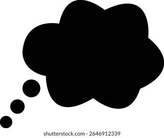 Blank empty speech bubble chat icon. Retro colorful special offer design elements, chat emblem, black callout sign Isolated on transparent background. Vector illustration for web app.