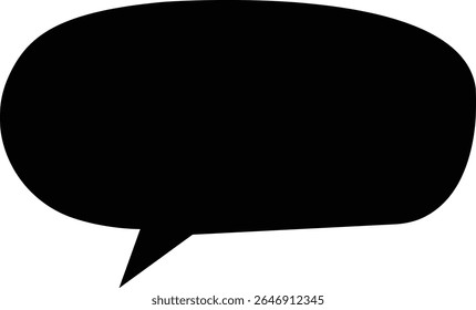 Ícone em branco de balão de conversação vazio. Retrô colorido elementos de design oferta especial, emblema de bate-papo, preto callout sinal isolado no fundo transparente. Ilustração vetorial para aplicativo Web.