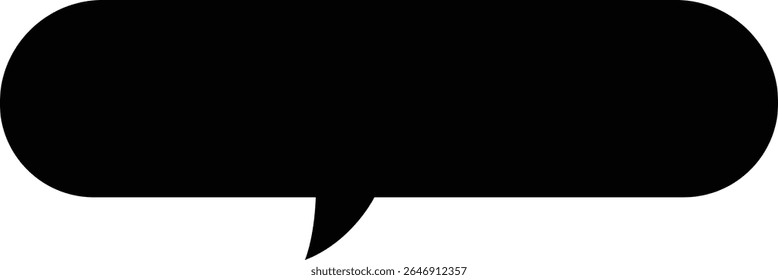 Ícone em branco de balão de conversação vazio. Retrô colorido elementos de design oferta especial, emblema de bate-papo, preto callout sinal isolado no fundo transparente. Ilustração vetorial para aplicativo Web.