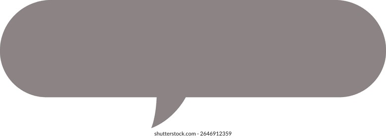 Blank empty speech bubble chat icon. Retro colorful special offer design elements, chat emblem, black callout sign Isolated on transparent background. Vector illustration for web app.
