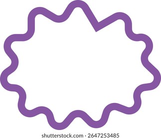 Blank empty speech bubble chat icon. Retro colorful special offer design elements, chat emblem, black callout sign Isolated on transparent background. Vector illustration for web app.