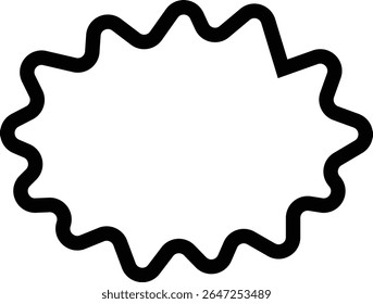 Ícone em branco de balão de conversação vazio. Retrô colorido elementos de design oferta especial, emblema de bate-papo, preto callout sinal isolado no fundo transparente. Ilustração vetorial para aplicativo Web.