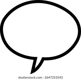 Icône vide de conversation vocale en bulle. Offre spéciale rétro colorée éléments de design, emblème de chat, signe de légende noir Isolé sur fond transparent. Illustration vectorielle pour application au web.