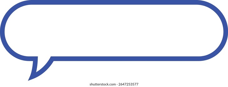 Blank empty speech bubble chat icon. Retro colorful special offer design elements, chat emblem, black callout sign Isolated on transparent background. Vector illustration for web app.