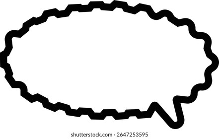 Ícone em branco de balão de conversação vazio. Retrô colorido elementos de design oferta especial, emblema de bate-papo, preto callout sinal isolado no fundo transparente. Ilustração vetorial para aplicativo Web.