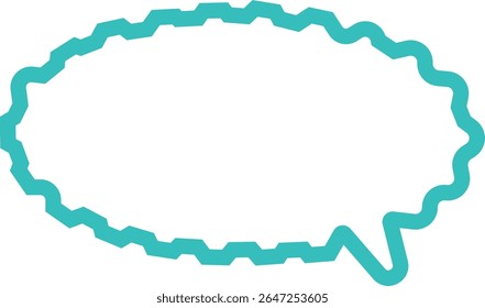 Blank empty speech bubble chat icon. Retro colorful special offer design elements, chat emblem, black callout sign Isolated on transparent background. Vector illustration for web app.