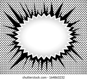 Blank empty speech bubbles  