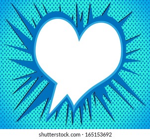 Blank empty speech bubbles 
