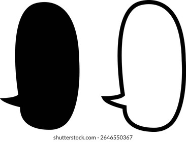 Ícone em branco de balões de fala vazios configurado. Retro colorido elementos de design oferta especial, emblema de bate-papo, preto callout sinal coleção Isolado no fundo transparente. Ilustração vetorial para aplicativo Web.