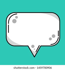 Blank Empty Speech Bubbles template