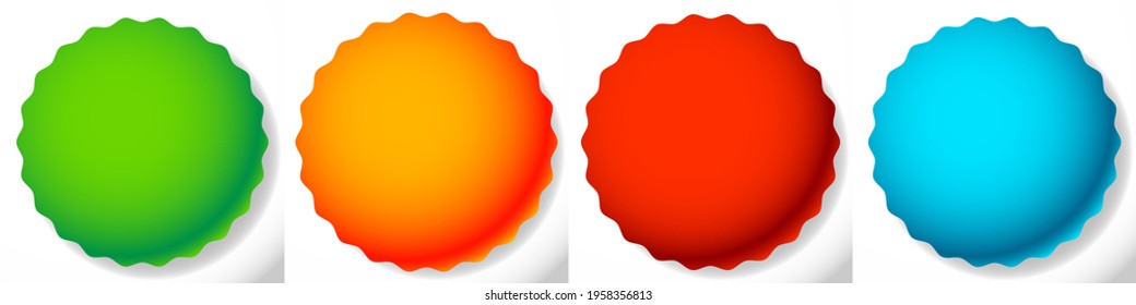 Blank, empty starburst, sunburst, priceflash button, badge, and pin shape design element